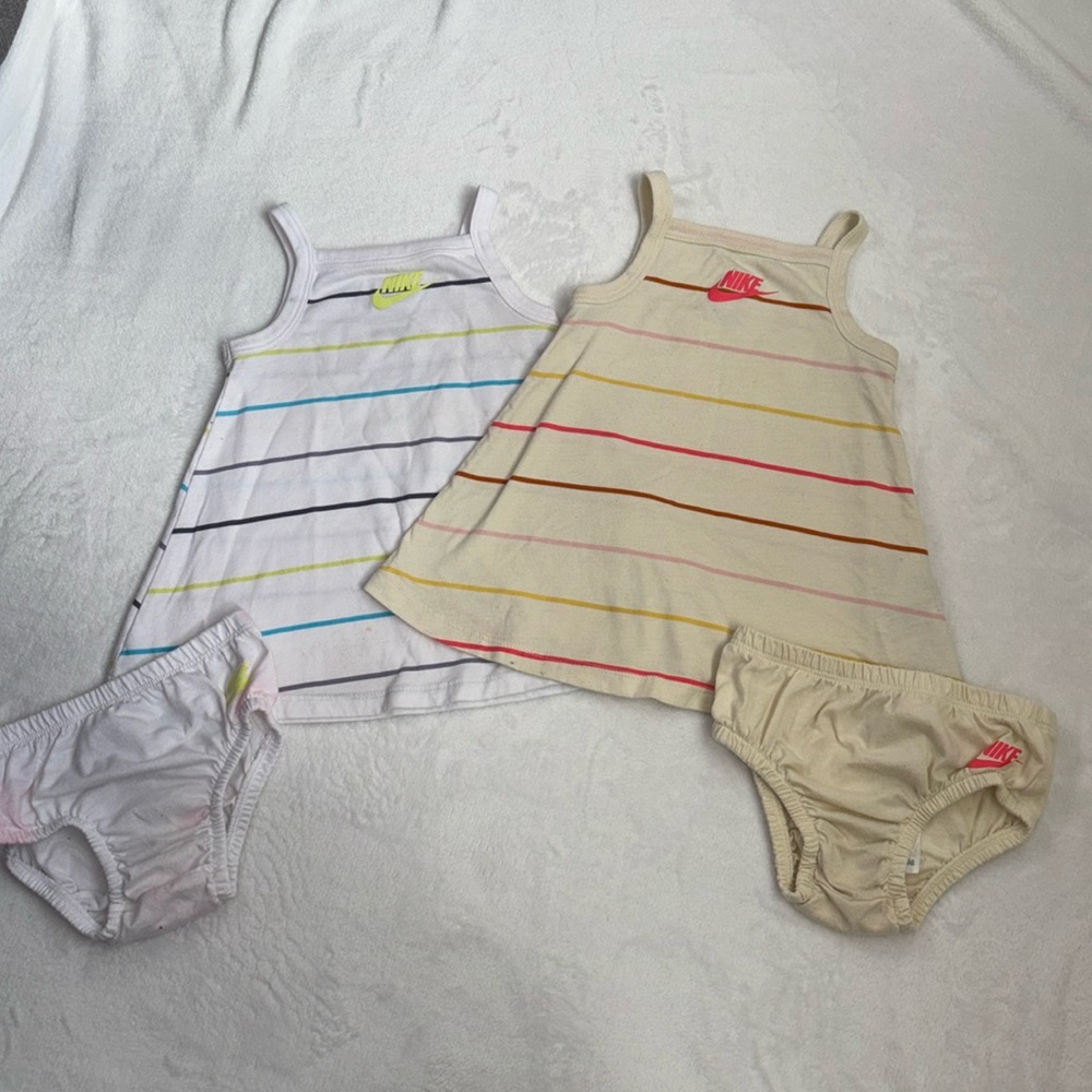 Nike 12 month Matching 4 piece summer dress set bundle
